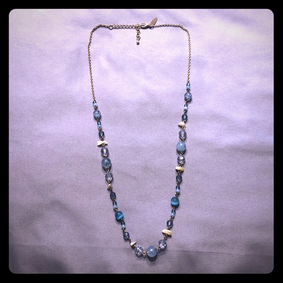 NY & Co Goldtone Necklace NEW - Picture 2 of 4